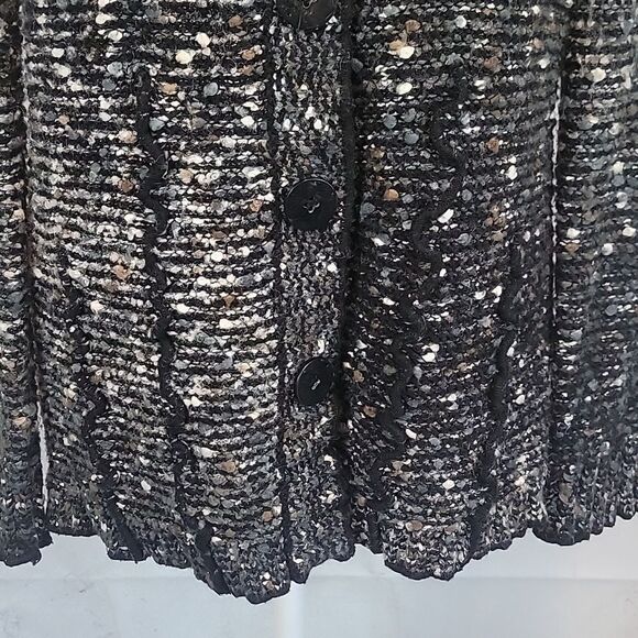 BCBGMAXAZRIA mohair button down cardigan Women's Size XL - Picture 3 of 12